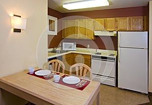 Studio Apartment Kitchen Dining Living Space