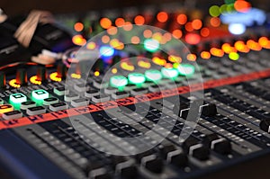 Studio audio mixer