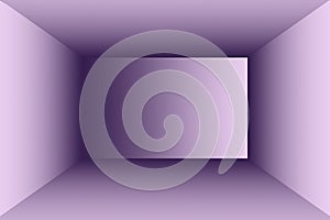 Studio Background Concept - abstract empty light gradient purple studio room background for product. Plain Studio