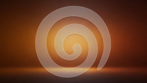 Warm Amber and Brown Gradient Studio Background with Soft Light