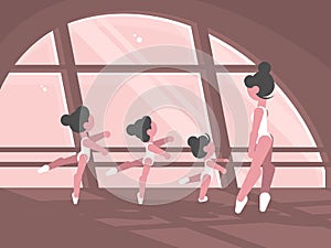 Studio of ballet school