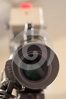 Studio Camera Lens and Tally light
