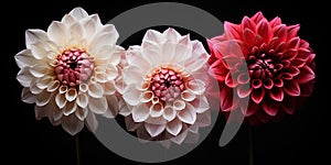 Studio Dahlia - Bi-Color Flower - Professional Photography