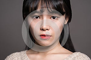 Studio Female of 20 Sad Asian Women