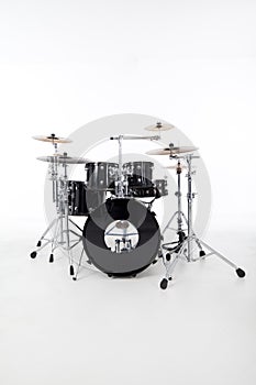 Studio image of drums on white background