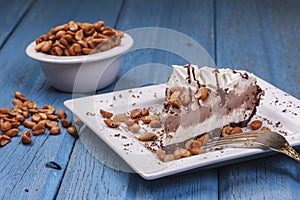 Ice cream pie dessert.