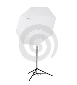 Studio Lighting with Umbrella Isolated