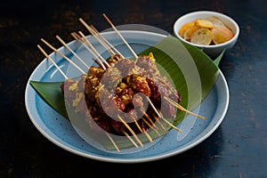 Studio lit satay, a tantalizing taste of Indonesia in focus