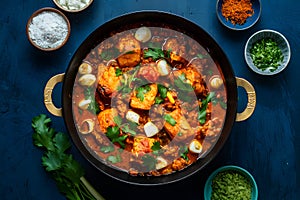 Studio lit tikka masala, a flavorful and colorful Indian favorite