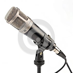 Studio Microphone isolated on white background