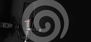 Studio microphone for recording asmr