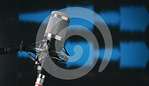 Studio microphone for recording voice