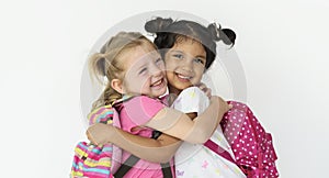 Studio People Shoot Portrait Isolated