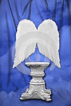 Studio Photography Set With Angelic Wings