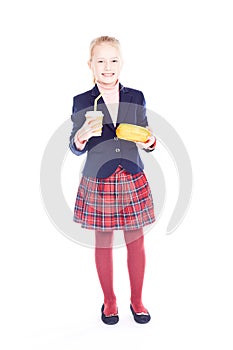 Blonde schoolgirl