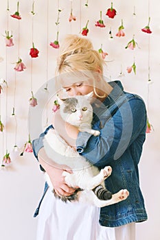 Studio portrait of pretty young teenage 15 - 16 year old girl