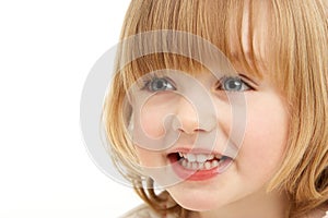 Studio Portrait Of Young Girl