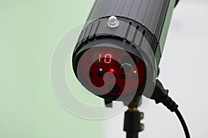 Studio pulse flash, light control panel