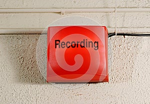 Studio Recording Sign