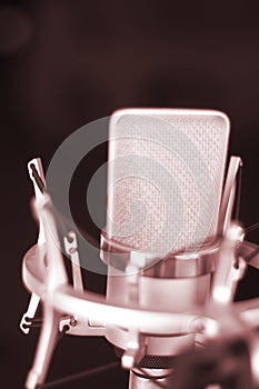 Studio recording voice microphone