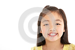 Studio Shot Of Chinese Girl