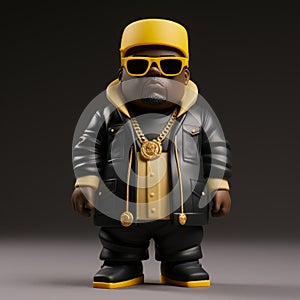 Ultra-detailed Funko-pop Notorious-big Figurine Scanner Image photo