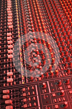 Studio soundboard photo