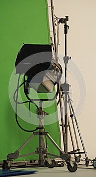 Studio spotlight big size equipment.
