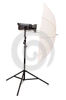 Studio strobe isolated