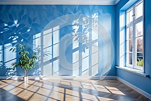 Studio Style Background with White and Blue Tones