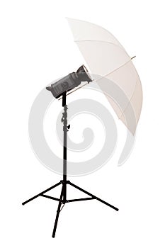 Studio umbrella isolated