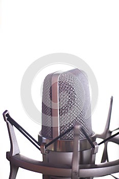 Studio voiceover microphone photo