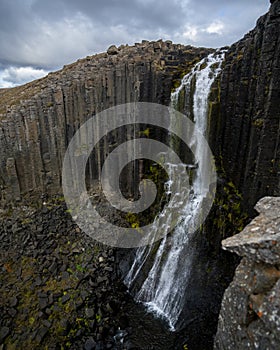 Studlafoss waterfall in East Iceland