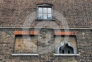 Study of brickwork with Dovecote