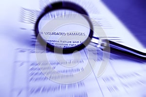 Study contract, Liquidated Damages specifications