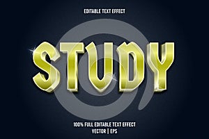 Study editable text effect modern style