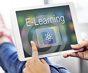 Study Education E-Learning Application Icon Graphic Concept