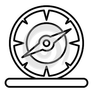 Study exploration icon, outline style