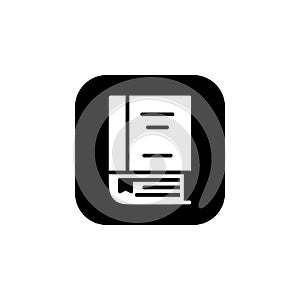 Study icon. Online Learning icon. Perfect for application, web, logo and presentation template. icon design solid rounded style