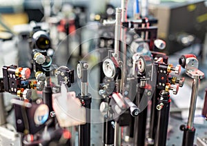 The study of lasers on the test bench