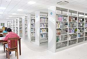 Study in a library