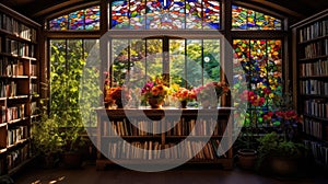 study library window