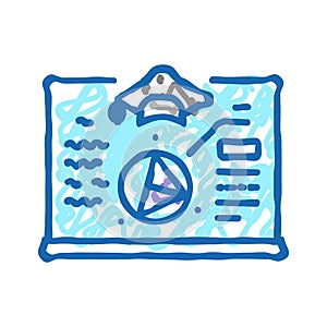 study math science education icon doodle illustration