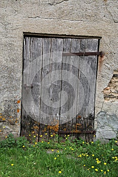 A study of an old wooden door
