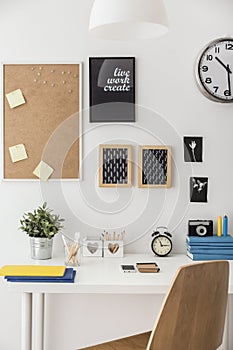 Study space in student's room