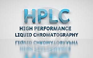 Study subject HPLC writte in bold blue