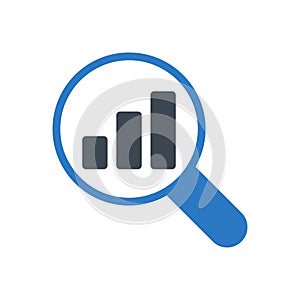 Study vector glyph color  icon