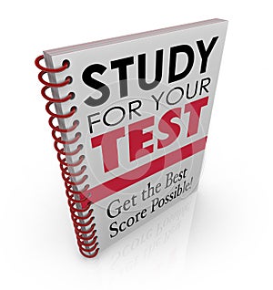 Study for Your Test Book Cover Title Best Grade Score Quiz Exam