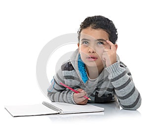 Studying Boy Thinking for Answer