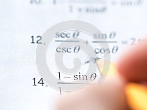 Math and Algebra Homework preparation